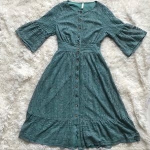 Pinkblush Sage Lace Maternity Dress